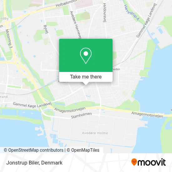 Jonstrup Biler map