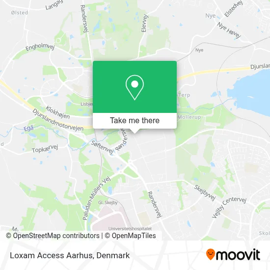 Loxam Access Aarhus map