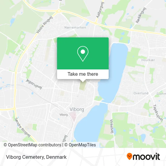 Viborg Cemetery map