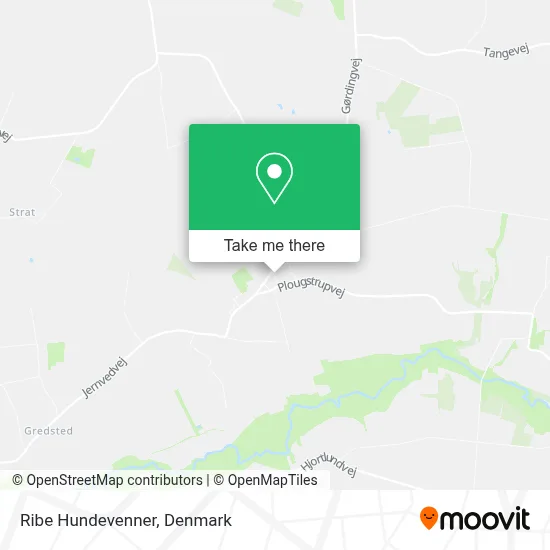Ribe Hundevenner map