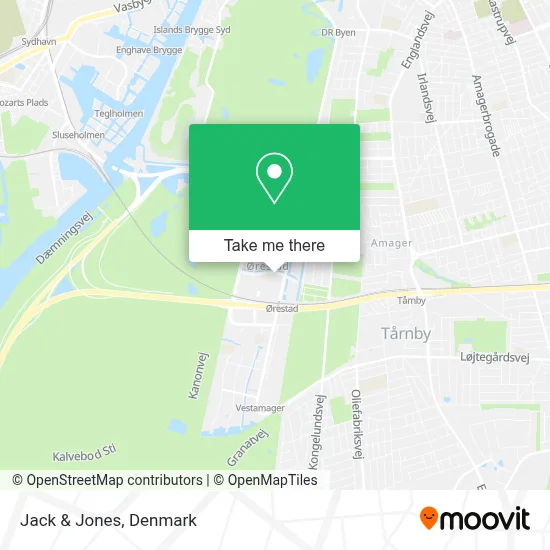 Jack & Jones map