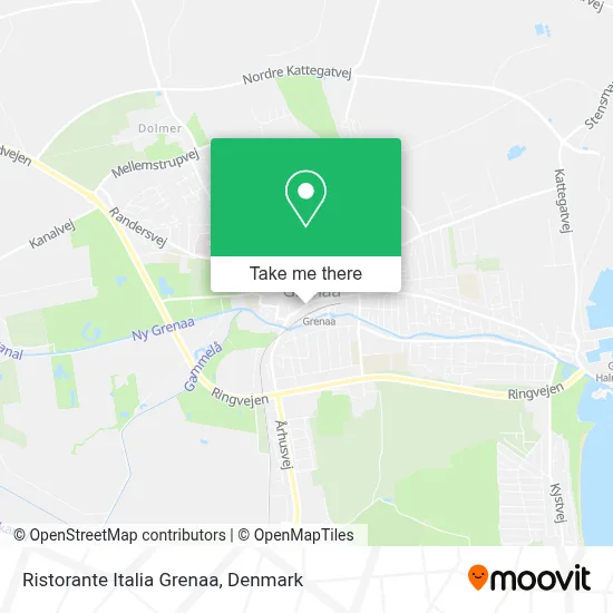 Ristorante Italia Grenaa map