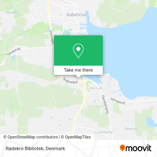 Rødekro Bibliotek map