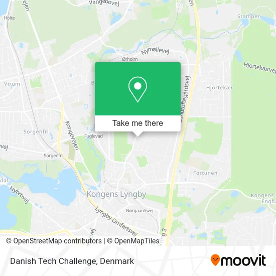 Danish Tech Challenge map