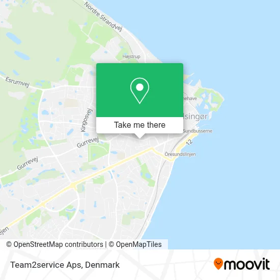 Team2service Aps map