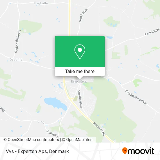 Vvs - Experten Aps map