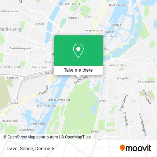 Travel Sense map