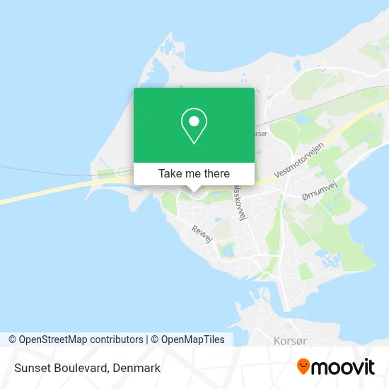 Sunset Boulevard map