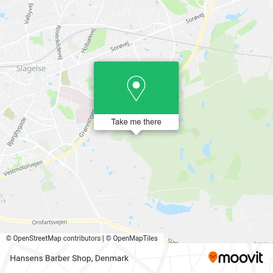 Hansens Barber Shop map