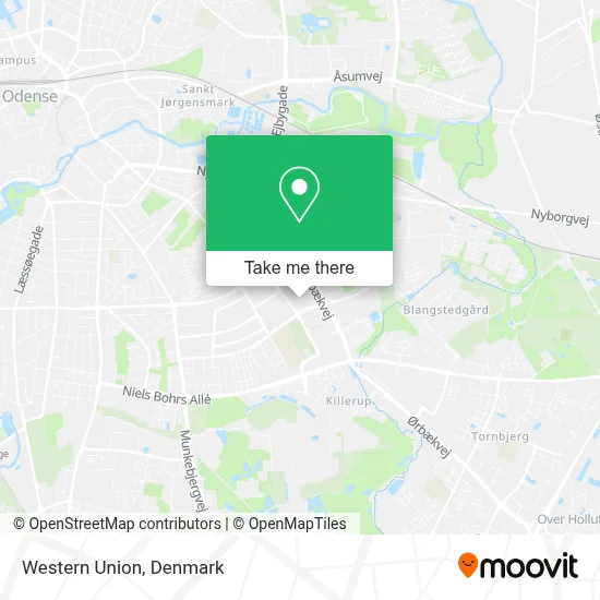 Western Union map