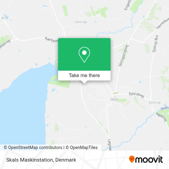 Skals Maskinstation map