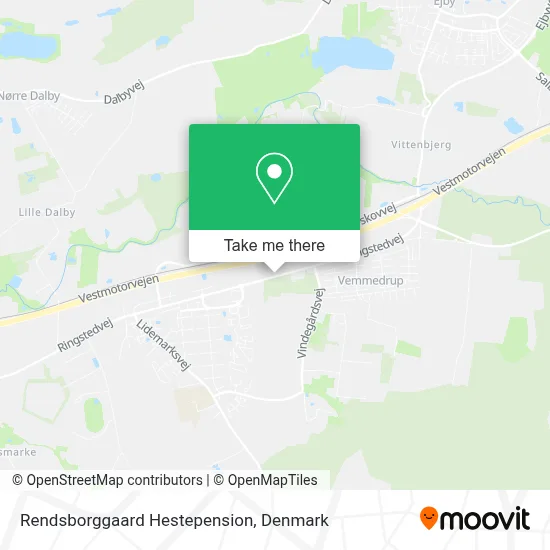 Rendsborggaard Hestepension map