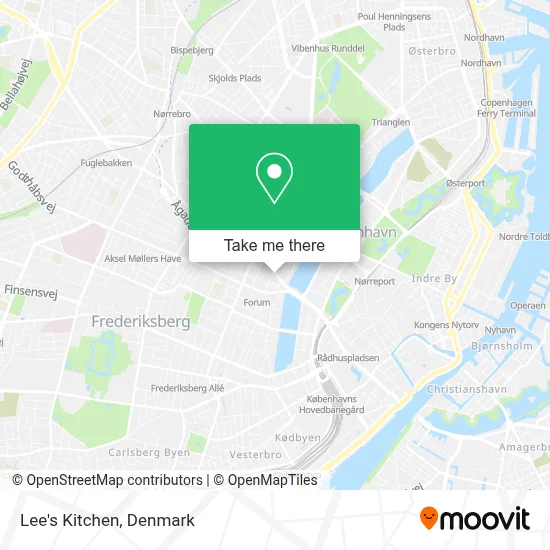 Lee's Kitchen map