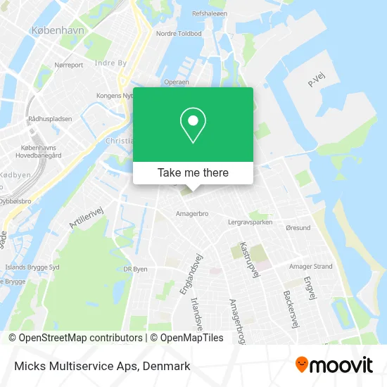 Micks Multiservice Aps map