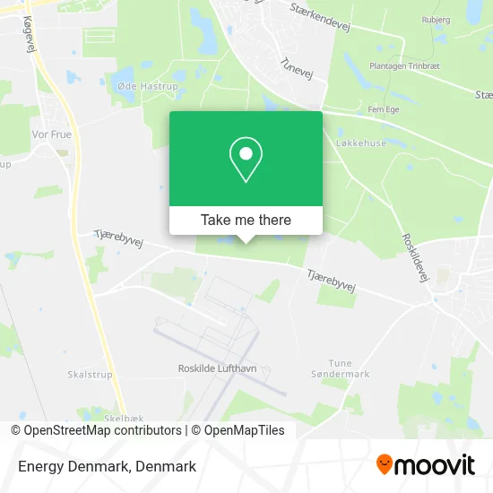 Energy Denmark map