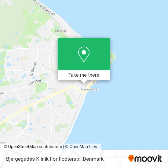 Bjergegades Klinik For Fodterapi map