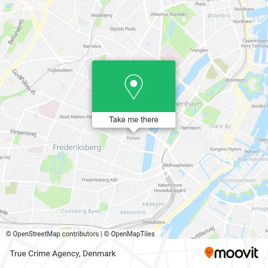 True Crime Agency map