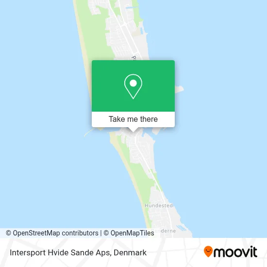 Intersport Hvide Sande Aps map