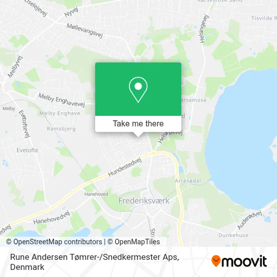 Rune Andersen Tømrer- / Snedkermester Aps map