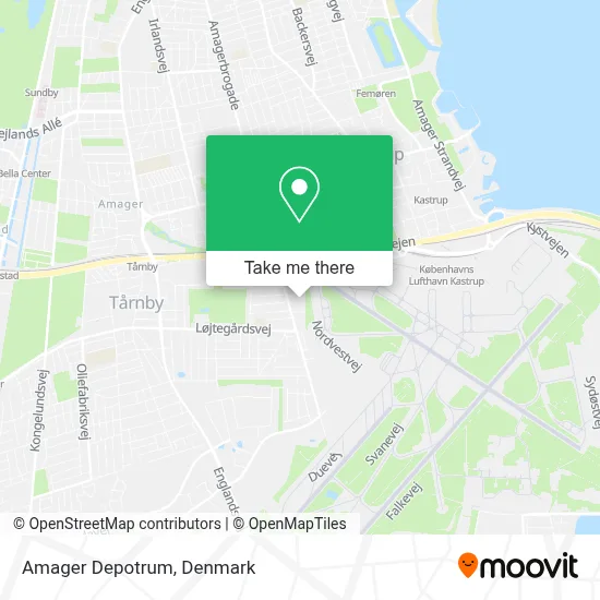 Amager Depotrum map