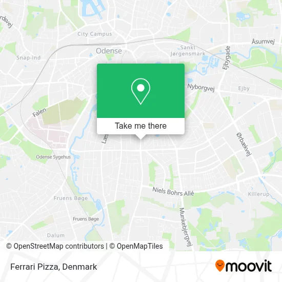 Pizza Ferrari map