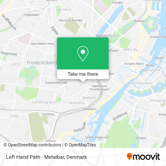 Left Hand Path - Metalbar map
