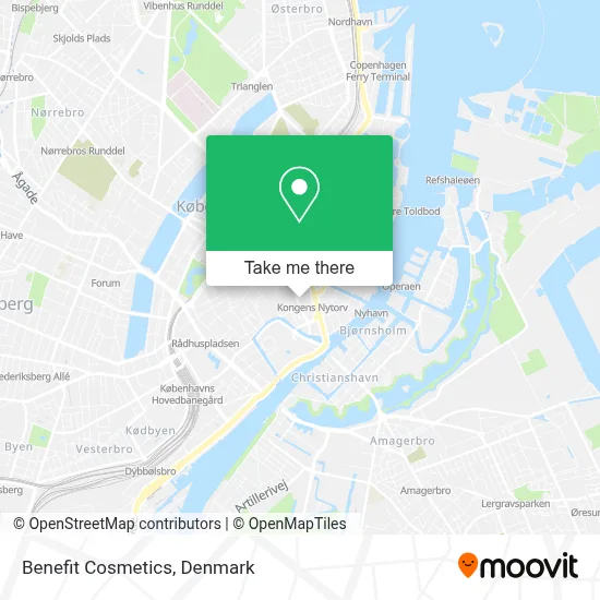 Benefit Cosmetics map