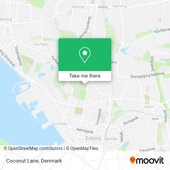 Coconut Lane map