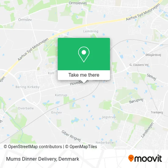 Mums Dinner Delivery map