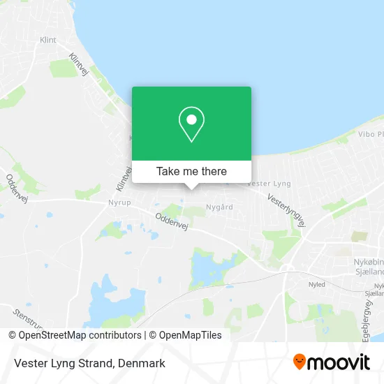 Vester Lyng Strand map