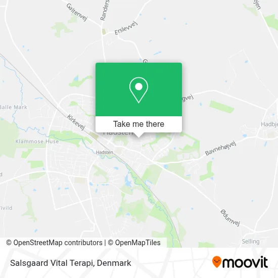 Salsgaard Vital Terapi map