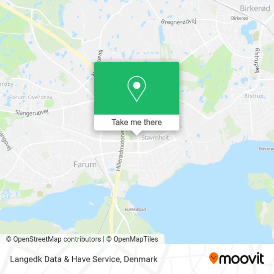 Langedk Data & Have Service map