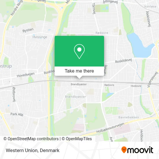 Western Union map