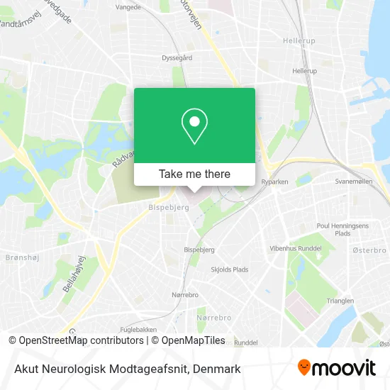 Akut Neurologisk Modtageafsnit map