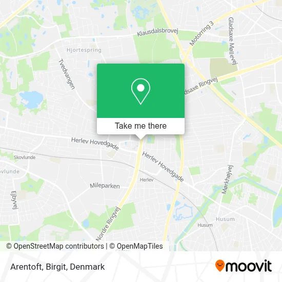 Arentoft, Birgit map
