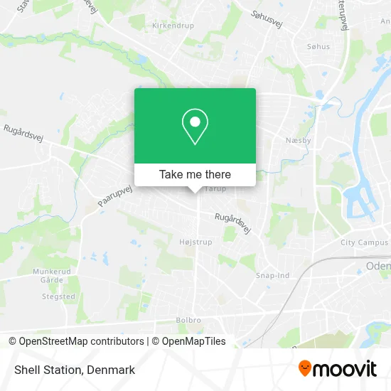 Shell Station map