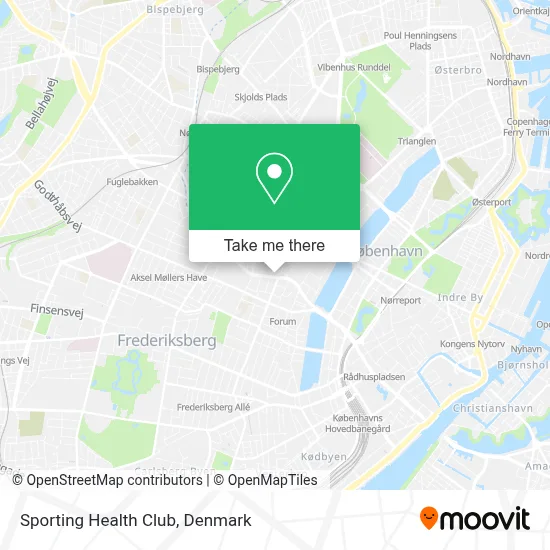 Sporting Health Club map