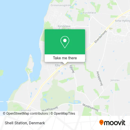Shell Station map