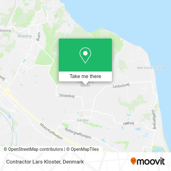 Contractor Lars Kloster map