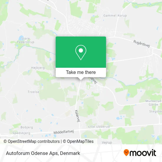 Autoforum Odense Aps map