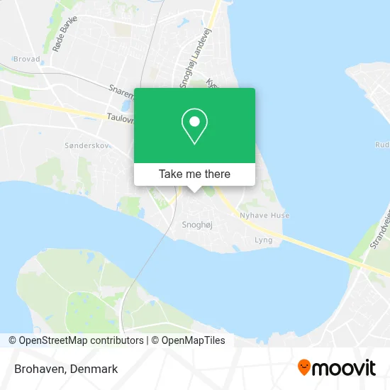 Brohaven map