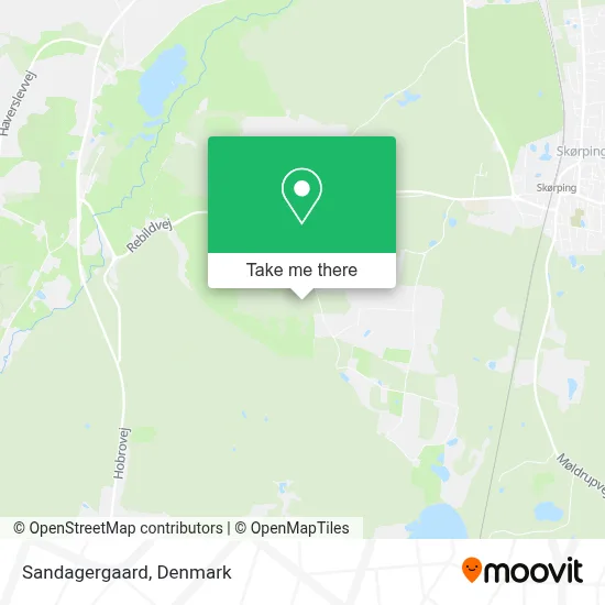 Sandagergaard map