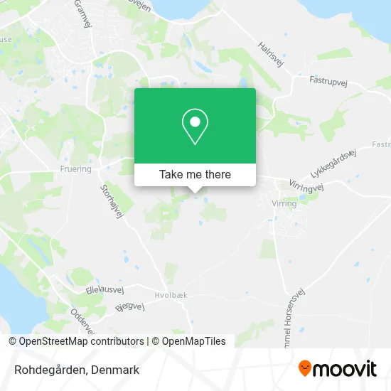 Rohdegården map