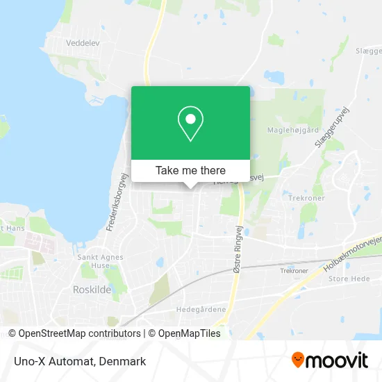 Uno-X Automat map