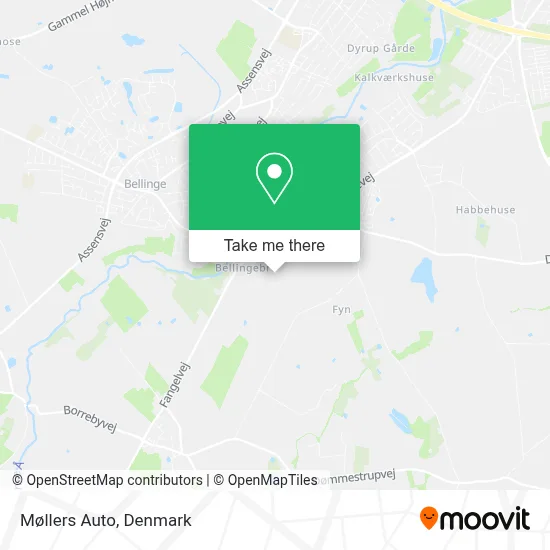 Møllers Auto map
