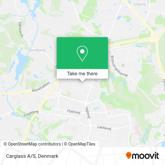 Carglass A/S map