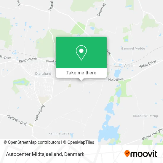 Autocenter Midtsjaelland map