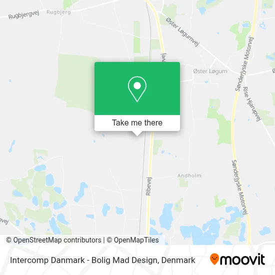 Intercomp Danmark - Bolig Mad Design map