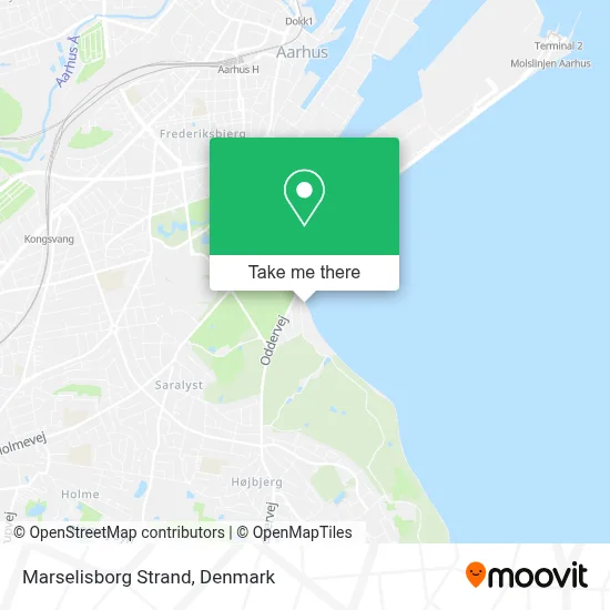 Marselisborg Strand map