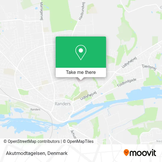 Akutmodtagelsen map